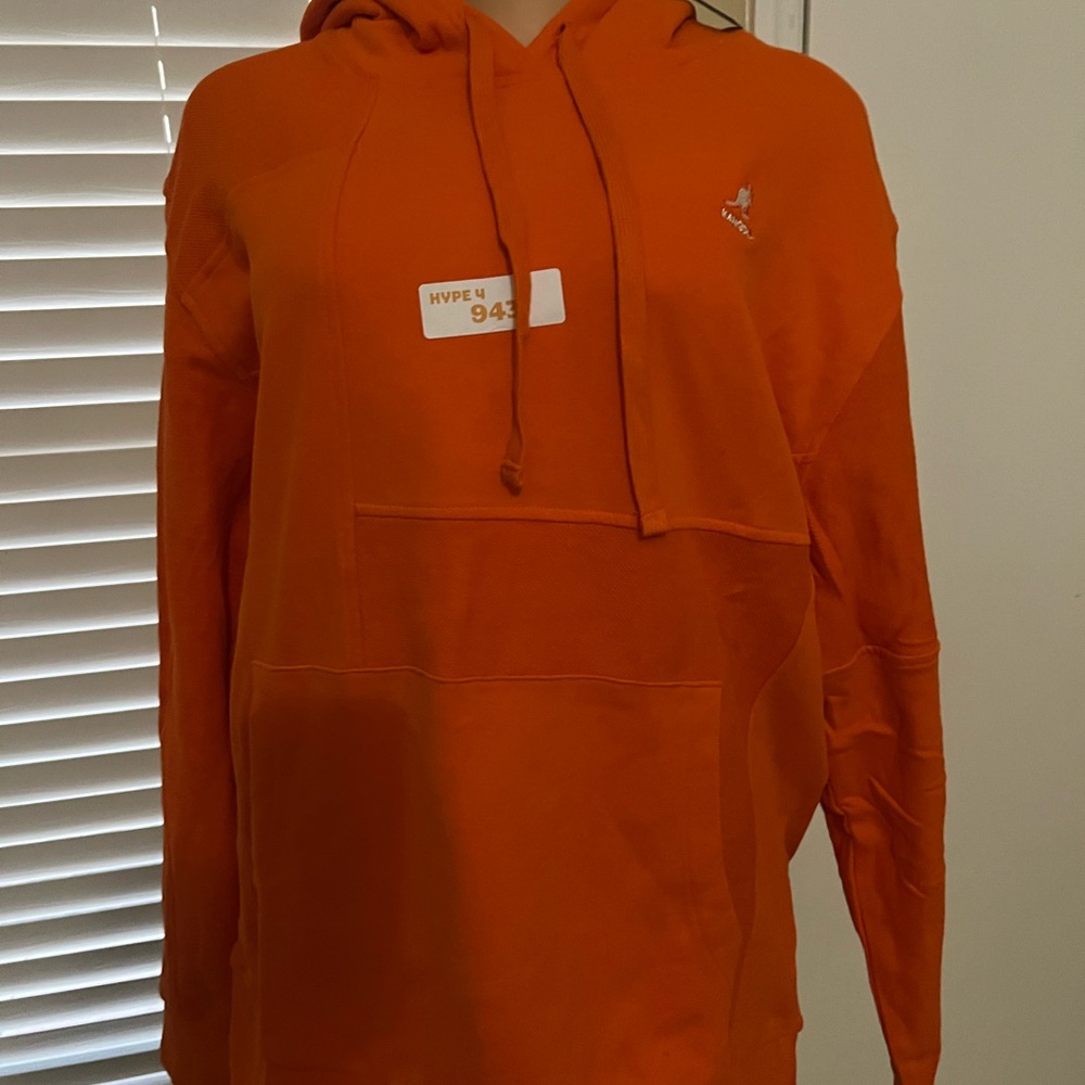 Kangol Vibrant Orange Hoodie with Logo